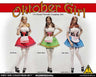 1/6 Female Cosplay Set Oktober Girl Blue Dress (DOLL ACCESSORY)