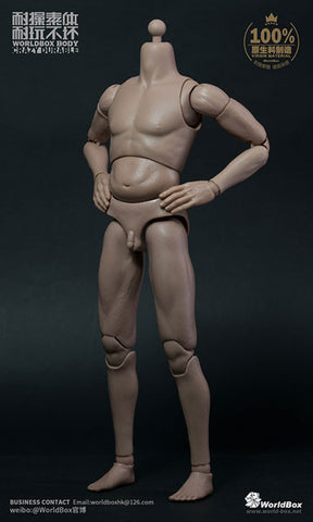 1/6 Male Doll Body Middle-aged Body