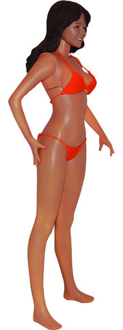 1/4 Size Agnes Lum Real Figure B Type (Split Bangs) Bikini / Orange