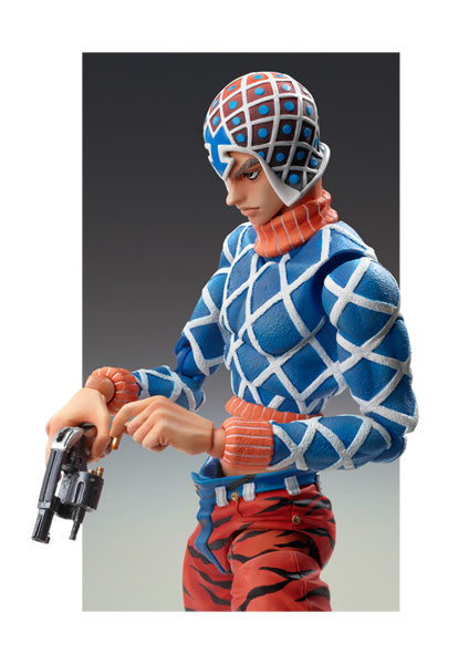 JoJo's Bizarre Adventure Super Action Statue - Guido Mista & Sex Pistols  Figure (Used, Very Good Condition) Super Sonico Collectible Animation  Figures & Statues