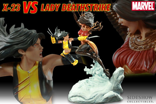 Marvel - Versus Diorama Statue: X-23 VS Lady Deathstrike - Solaris