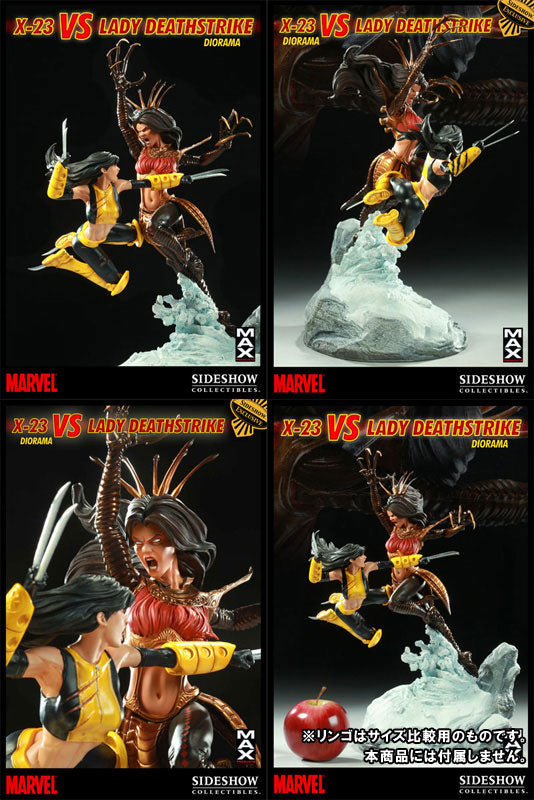 Marvel - Versus Diorama Statue: X-23 VS Lady Deathstrike - Solaris