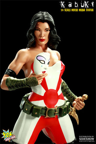 Kabuki - 1/4 Scale Mixed Media Statue: Kabuki