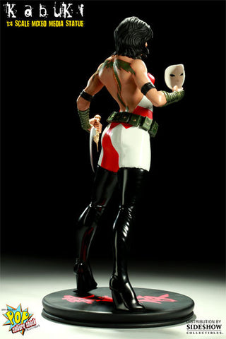 Kabuki - 1/4 Scale Mixed Media Statue: Kabuki