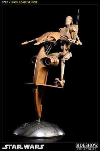 Star Wars 1/6 Scale Figure - Militaries Of Star Wars S.T.A.P. Vehicle (With Battle Droid)