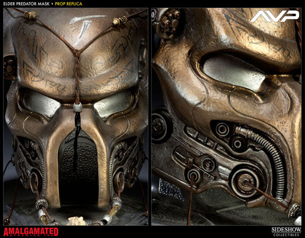  1:1 New Elder Predator Replica Mask Latex Helmet