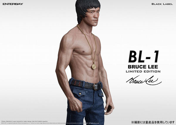エンターベイ ブルース・リー 李小龍 BLACK LABEL 1/6 1/6 Black Label - BL-1 Bruce Lee Statue - Solaris Japan