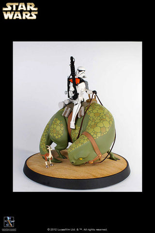 "Star Wars" Animated Maquette Sandtrooper On Dewback