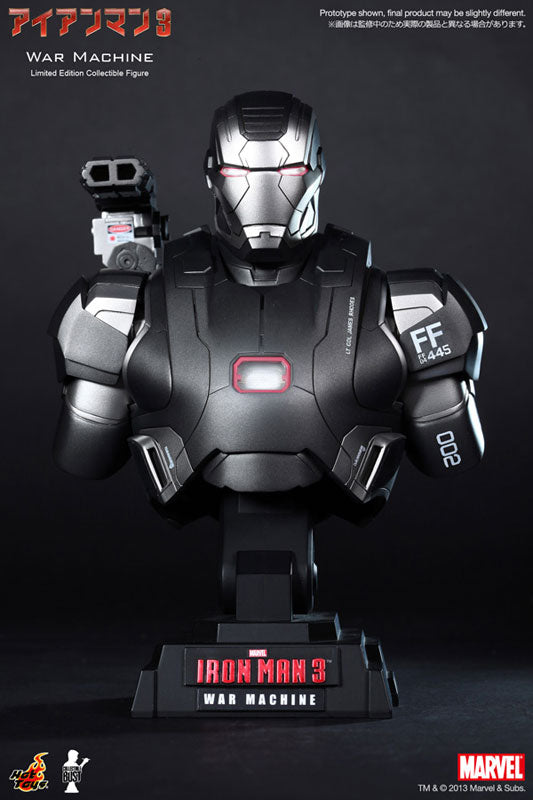Hot Toys Bust Iron Man 3 1/4 Bust - War Machine - Solaris Japan