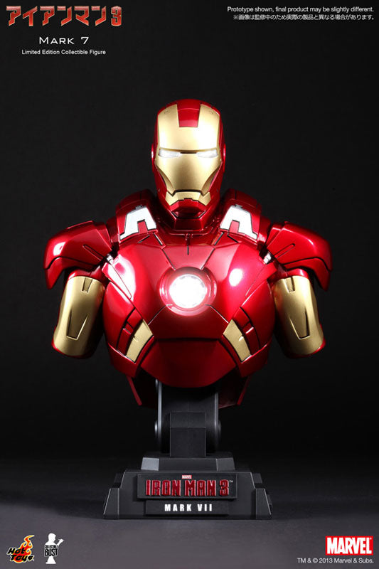 Hot Toys Bust - 1/4 Scale Collectible: Iron Man 3 - Mark 7