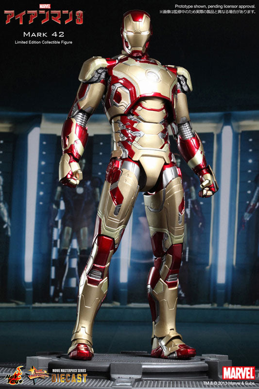 Movie Masterpiece DIECAST - Iron Man 3 1/6 Scale Figure: Iron Man