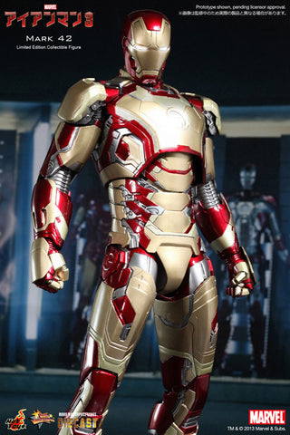 Movie Masterpiece DIECAST - Iron Man 3 1/6 Scale Figure: Iron Man 3 Mark 42