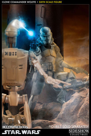 Star Wars 1/6 Scale Figure - Militaries Of Star Wars: Clone Commander Wolffe