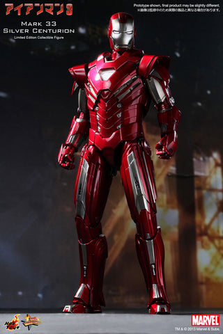 Movie Masterpiece - Iron Man 3 1/6 Scale Figure: Iron Man Mark 33 (Silver Centurion)　
