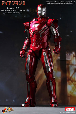 Movie Masterpiece - Iron Man 3 1/6 Scale Figure: Iron Man Mark 33 (Silver Centurion)