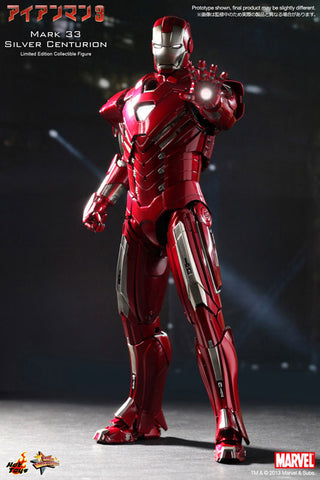 Movie Masterpiece - Iron Man 3 1/6 Scale Figure: Iron Man Mark 33 (Silver Centurion)
