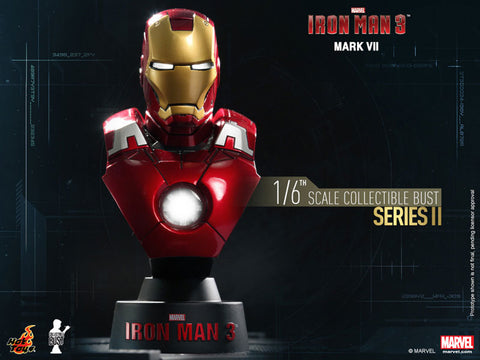 Hot Toys Bust - Iron Man 3 1/6 Scale Bust Iron Man Mark 7　