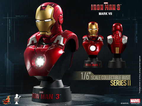 Hot Toys Bust - Iron Man 3 1/6 Scale Bust Iron Man Mark 7　