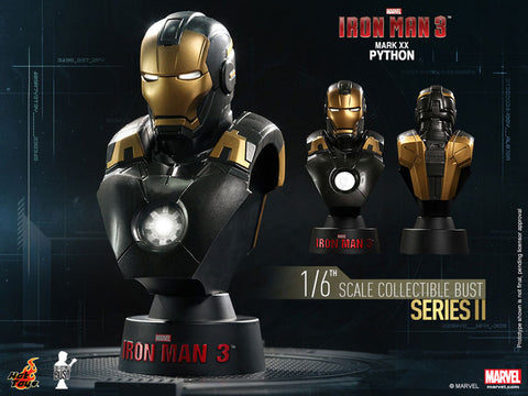 Hot Toys Bust - Iron Man 3 1/6 Scale Bust Iron Man Mark 20 (Python)