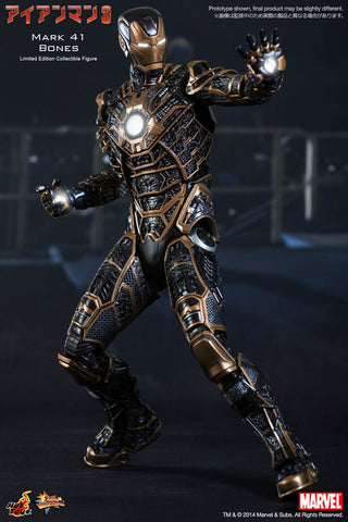 Movie Masterpiece - Iron Man 3 1/6 Scale Figure: Iron Man Mark 41 (Bones)