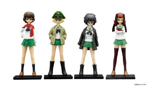 Girls und Panzer 1/35 Kaba-san Team Figure Set Unpainted Kit