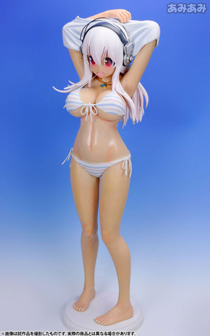 SoniAni: Super Sonico The Animation - Sonico - 1/2 - Suntanned Ver. , Stripe Bikini (A-Toys)