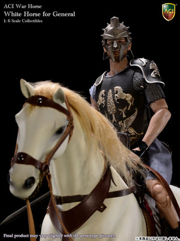 1/6 War Horse White Horse for General