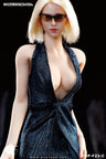 1/6 Monroe Dress Set C Blue (DOLL ACCESSORY)