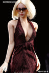 1/6 Monroe Dress Set E Red (DOLL ACCESSORY)