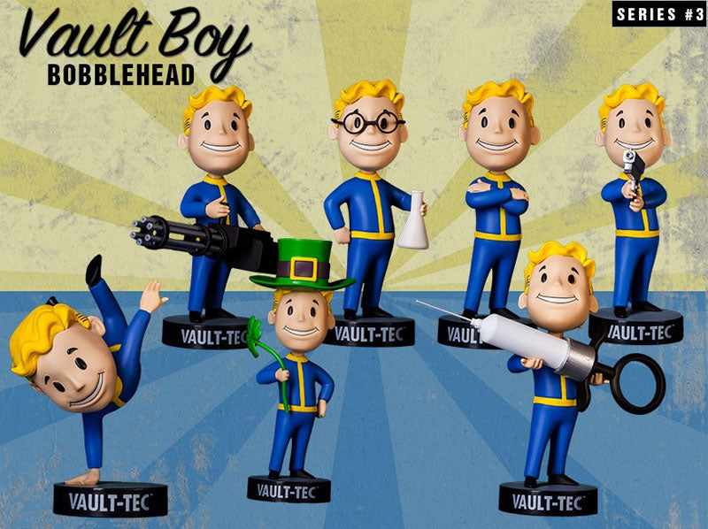 Fallout 3 - Vault-boy Bobble Head Seies 3: 7Type Set - Solaris Japan