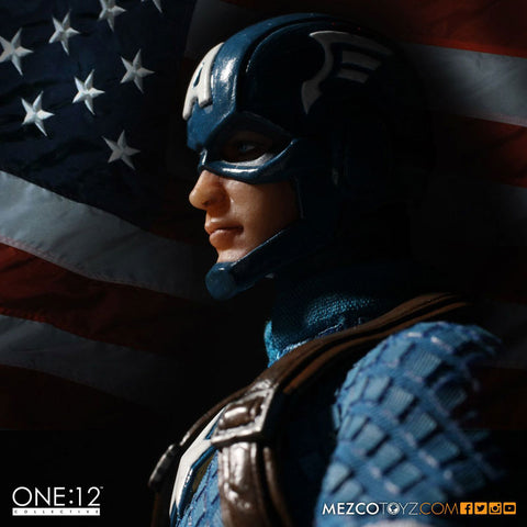 ONE:12 Collectible Marvel Universe - Captain America 1/12 Action Figure