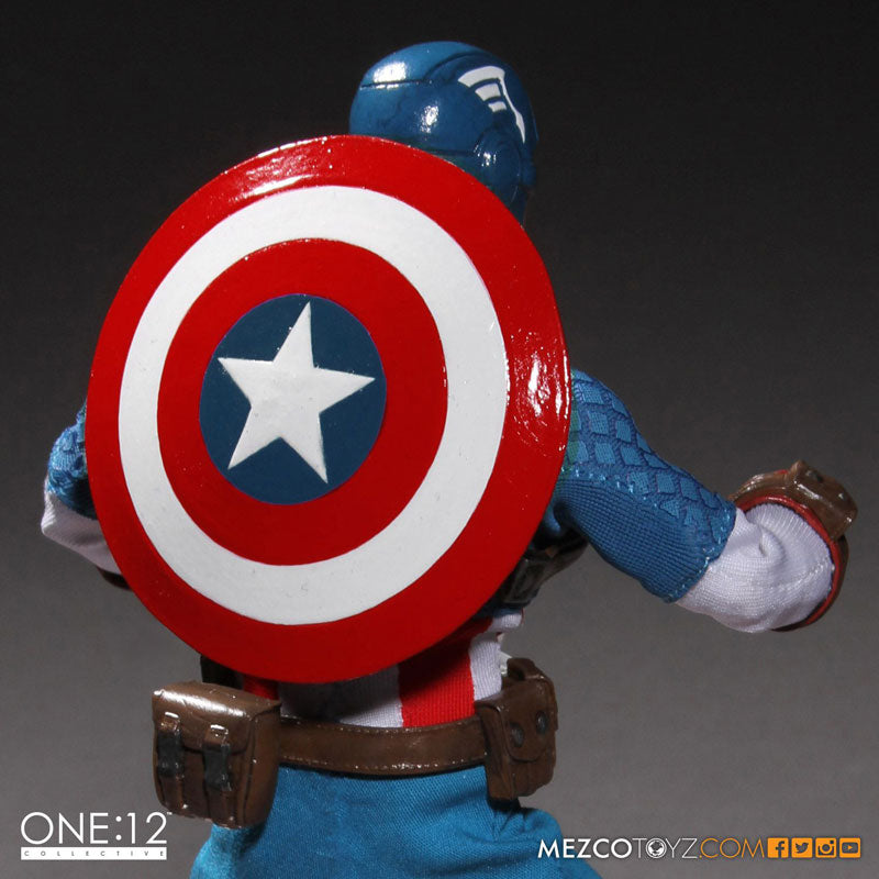 ONE:12 Collectible Marvel Universe - Captain America 1/12 Action Figure