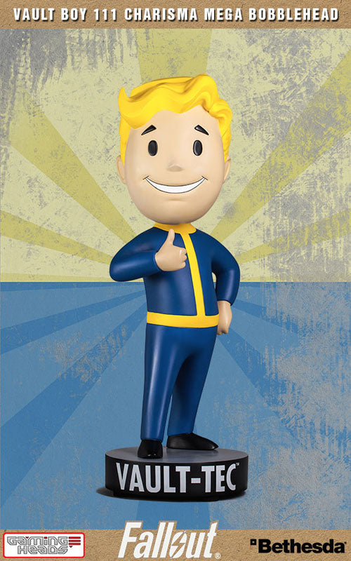 Fallout 4 - Vault-boy 111 Charisma Mega Bobble Head - Solaris Japan
