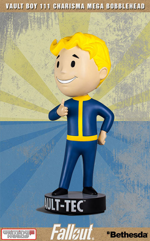 Fallout 4 - Vault-boy 111 Charisma Mega Bobble Head - Solaris Japan