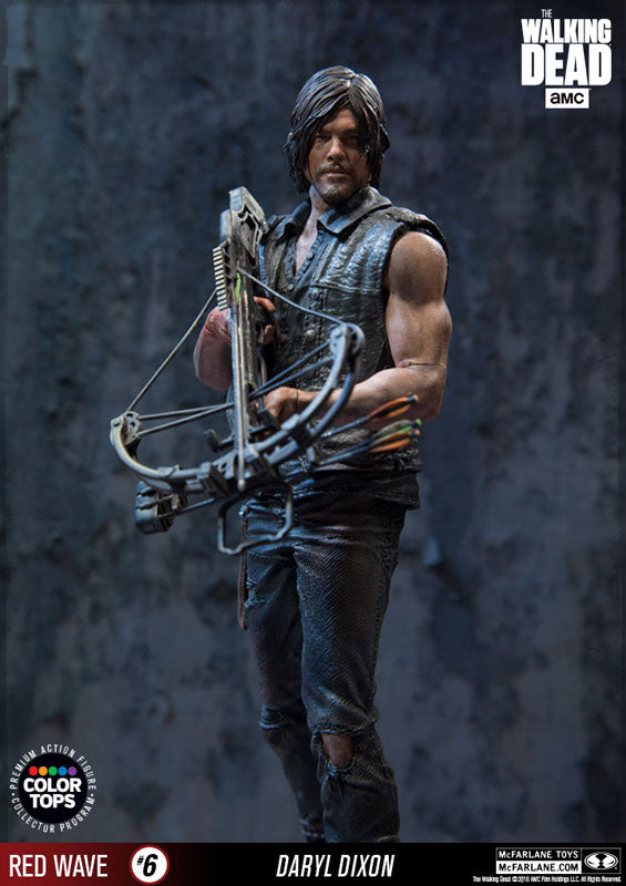 Color Tops Red Wave - The Walking Dead: Daryl Dixon 8 Inch Action