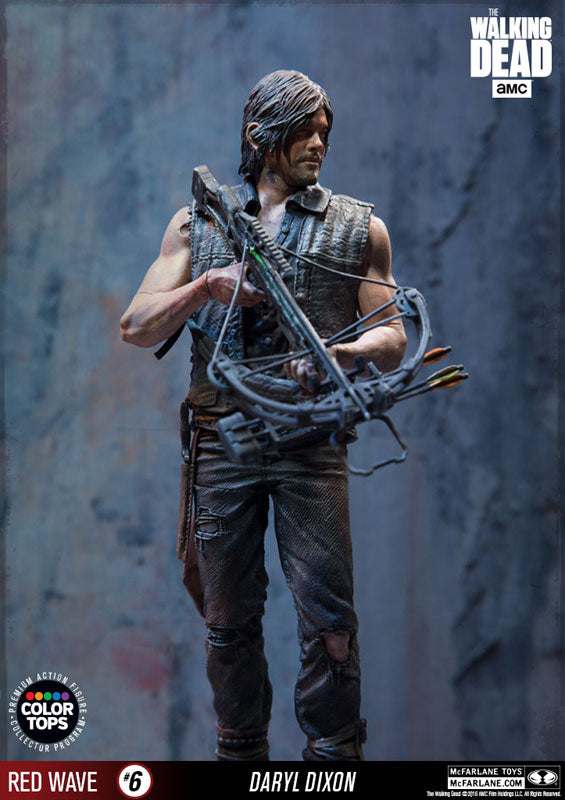 Color Tops Red Wave - The Walking Dead: Daryl Dixon 8 Inch Action