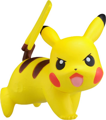 Pocket Monsters Sun & Moon - Pikachu - Moncolle Ex S - Monster Collection - EMC_08 - Battle Pose (Takara Tomy)