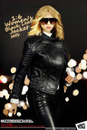 1/6 Woman's Black Leather Jacket Set (DOLL ACCESSORY)