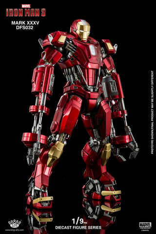 1/9 Diecast Figure Series Iron Man 3 Iron Man Mark 35 Red Snapper