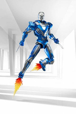 Iron Man 3 - Iron Man Mark 30 Blue Steel 1/12 Omni Class Collective Figure