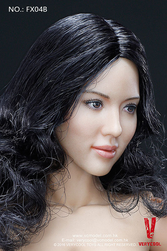 1/6 Female Body Ver.3.0 Curly Hair w/Asian Female Head