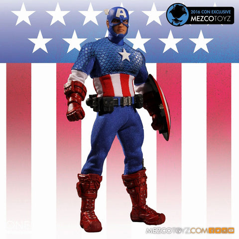 ONE:12 Collective - Marvel Universe: Convention Limited Captain America 1/12 Action Figure Classic ver.