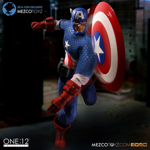 ONE:12 Collective - Marvel Universe: Convention Limited Captain America 1/12 Action Figure Classic ver.