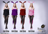 1/6 Sexy Waitress Bunny Girl Set / Red (DOLL ACCESSORY)