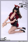 1/6 Sexy Policewoman Set / Red (DOLL ACCESSORY)