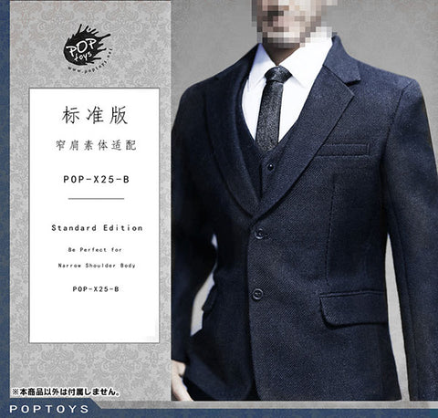 1/6 Men's Suit Set / Navy (DOLL ACCESSORY)
