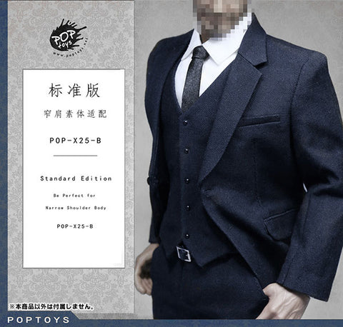 1/6 Men's Suit Set / Navy (DOLL ACCESSORY)
