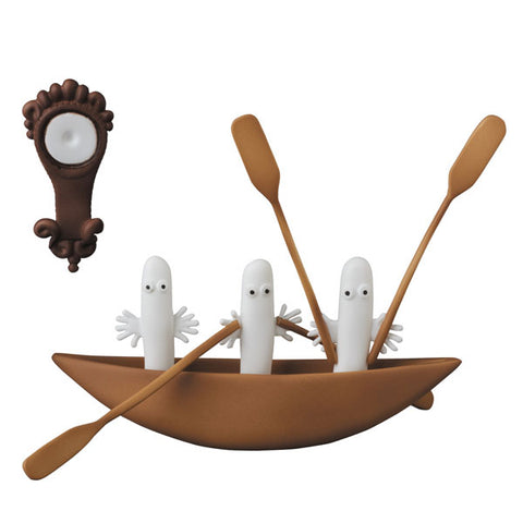 Mumin - Hattifnattar - Ultra Detail Figure - UDF Moomin Series 3 - with Boat and Aerotonometer (Medicom Toy)