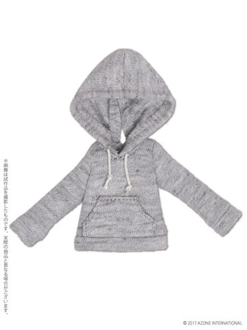 Doll Clothes - Picconeemo Costume - Pullover Parka - 1/12 - Gray (Azone)