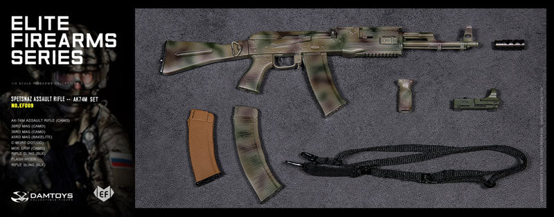 DAMTOYS 1/6 AK-12アサルトライフル 1/6 Elite Firearms Series 2 VDV Assault Rifle AK74M Set / Black